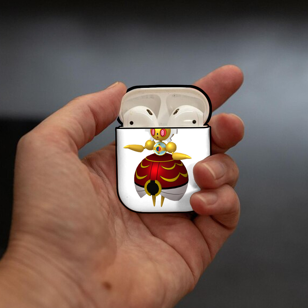 ポケットモンスター Pokémon AirPods 第2世代保護ケース ハードシェル ブラック 耐衝撃・防指紋・カラビナ付き