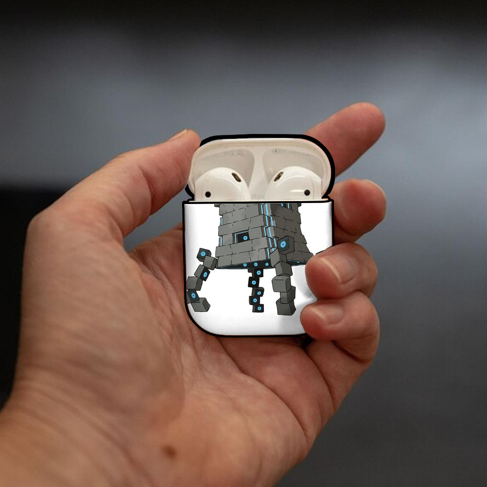 ポケットモンスター Pokémon AirPods 第2世代保護ケース ハードシェル ブラック 耐衝撃・防指紋・カラビナ付き