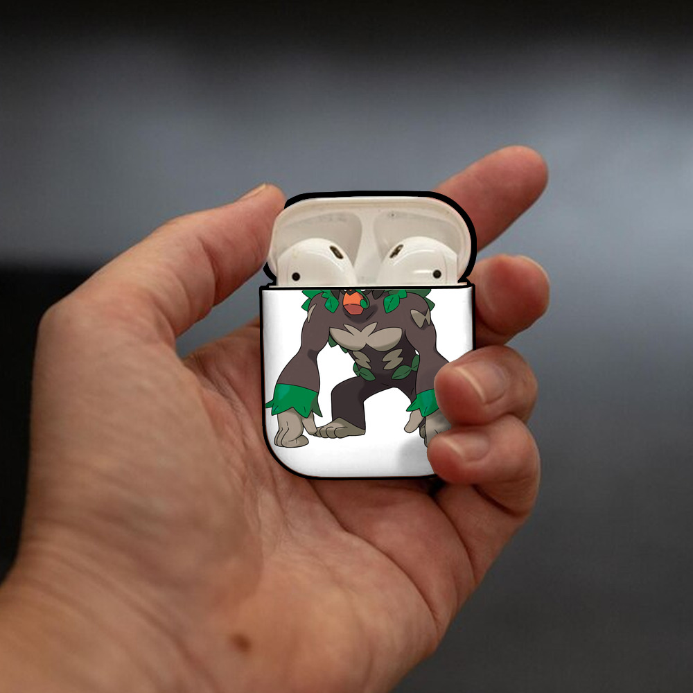 ポケットモンスター Pokémon AirPods 第2世代保護ケース ハードシェル ブラック 耐衝撃・防指紋・カラビナ付き
