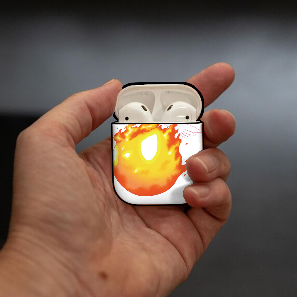 ポケットモンスター Pokémon AirPods 第2世代保護ケース ハードシェル ブラック 耐衝撃・防指紋・カラビナ付き