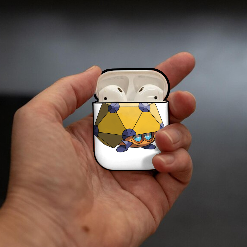 ポケットモンスター Pokémon AirPods 第2世代保護ケース ハードシェル ブラック 耐衝撃・防指紋・カラビナ付き