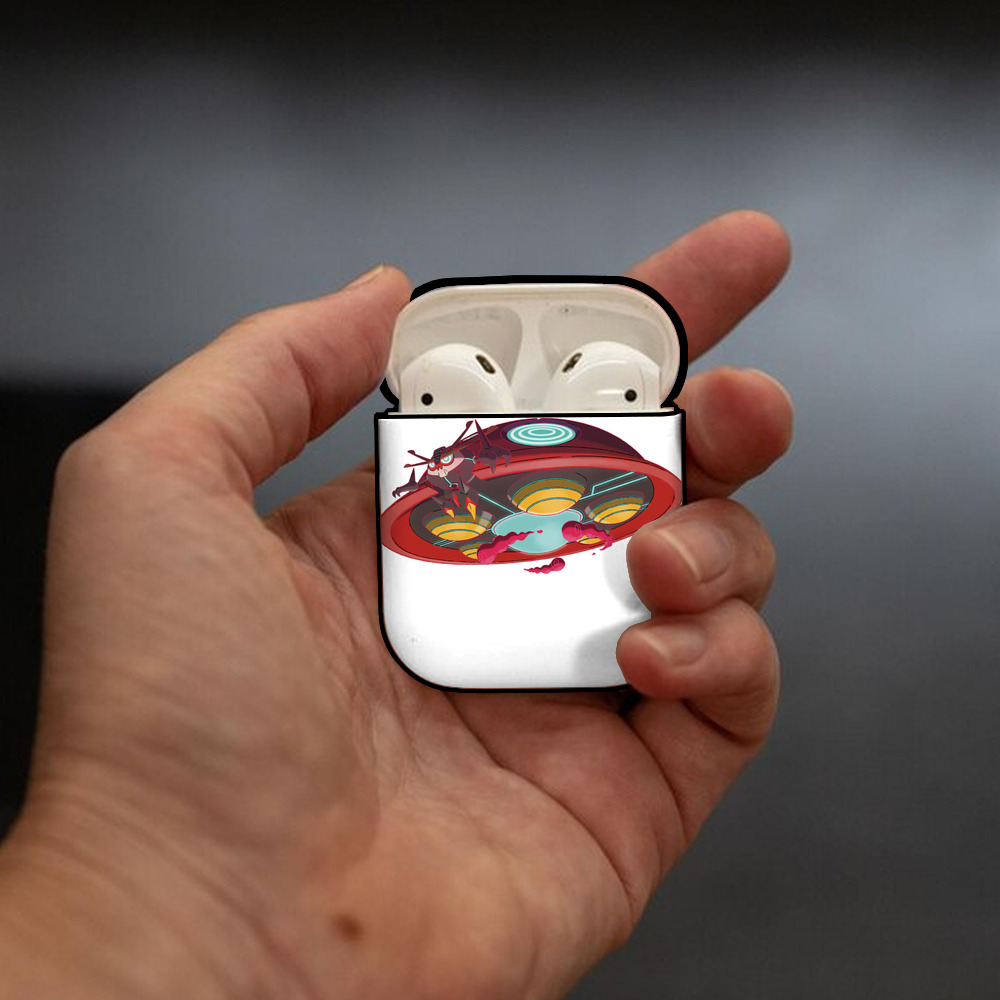 ポケットモンスター Pokémon AirPods 第2世代保護ケース ハードシェル ブラック 耐衝撃・防指紋・カラビナ付き