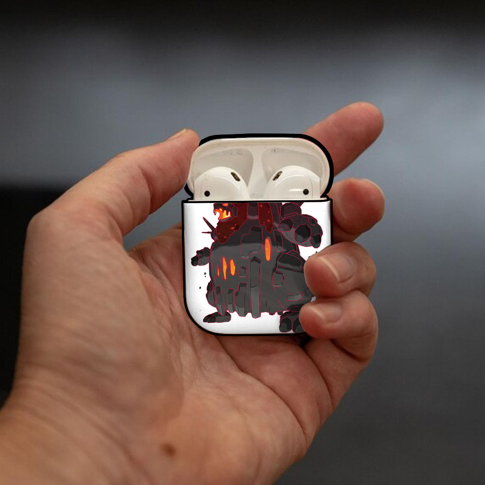 ポケットモンスター Pokémon AirPods 第2世代保護ケース ハードシェル ブラック 耐衝撃・防指紋・カラビナ付き