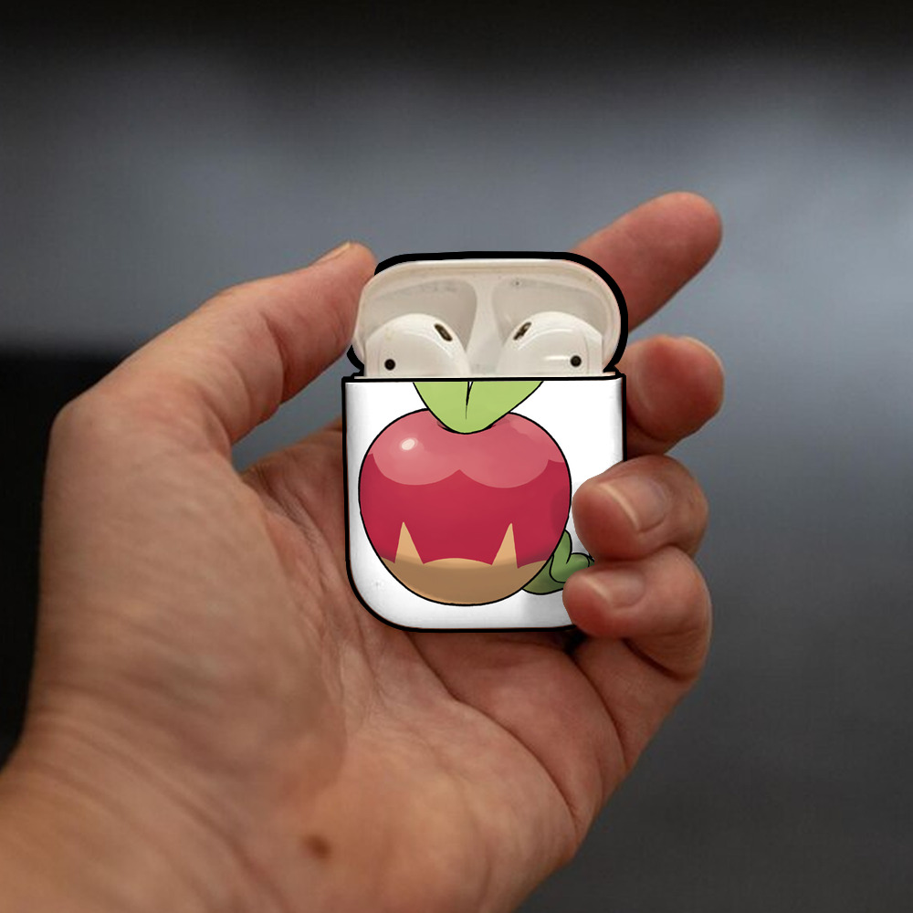 ポケットモンスター Pokémon AirPods 第2世代保護ケース ハードシェル ブラック 耐衝撃・防指紋・カラビナ付き
