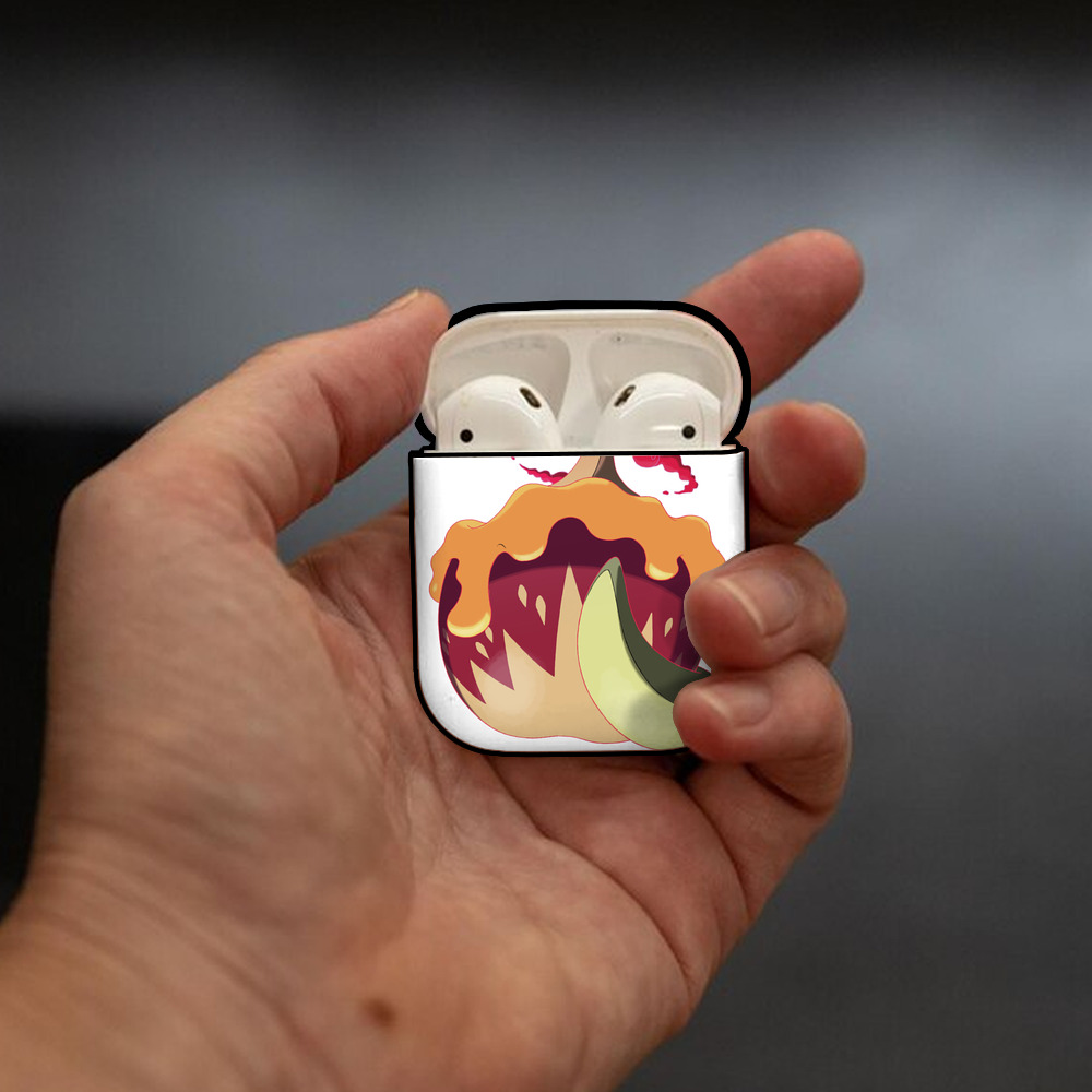 ポケットモンスター Pokémon AirPods 第2世代保護ケース ハードシェル ブラック 耐衝撃・防指紋・カラビナ付き