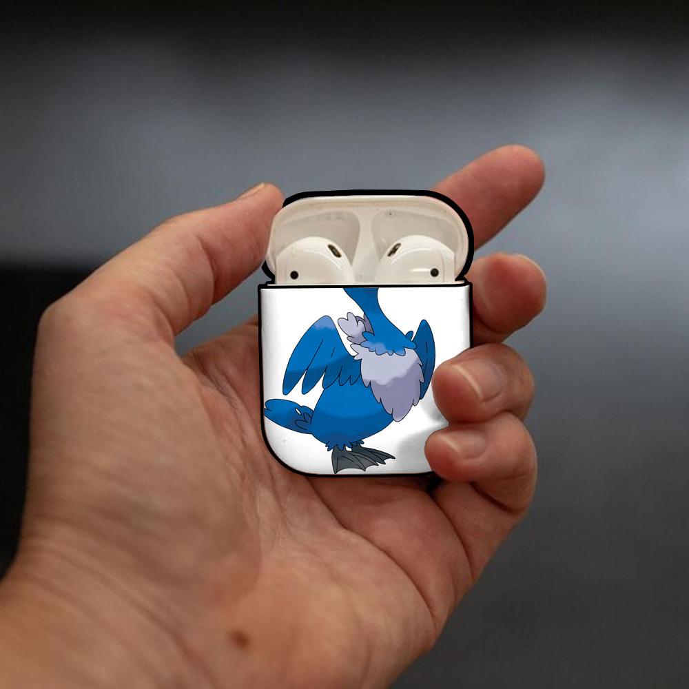 ポケットモンスター Pokémon AirPods 第2世代保護ケース ハードシェル ブラック 耐衝撃・防指紋・カラビナ付き