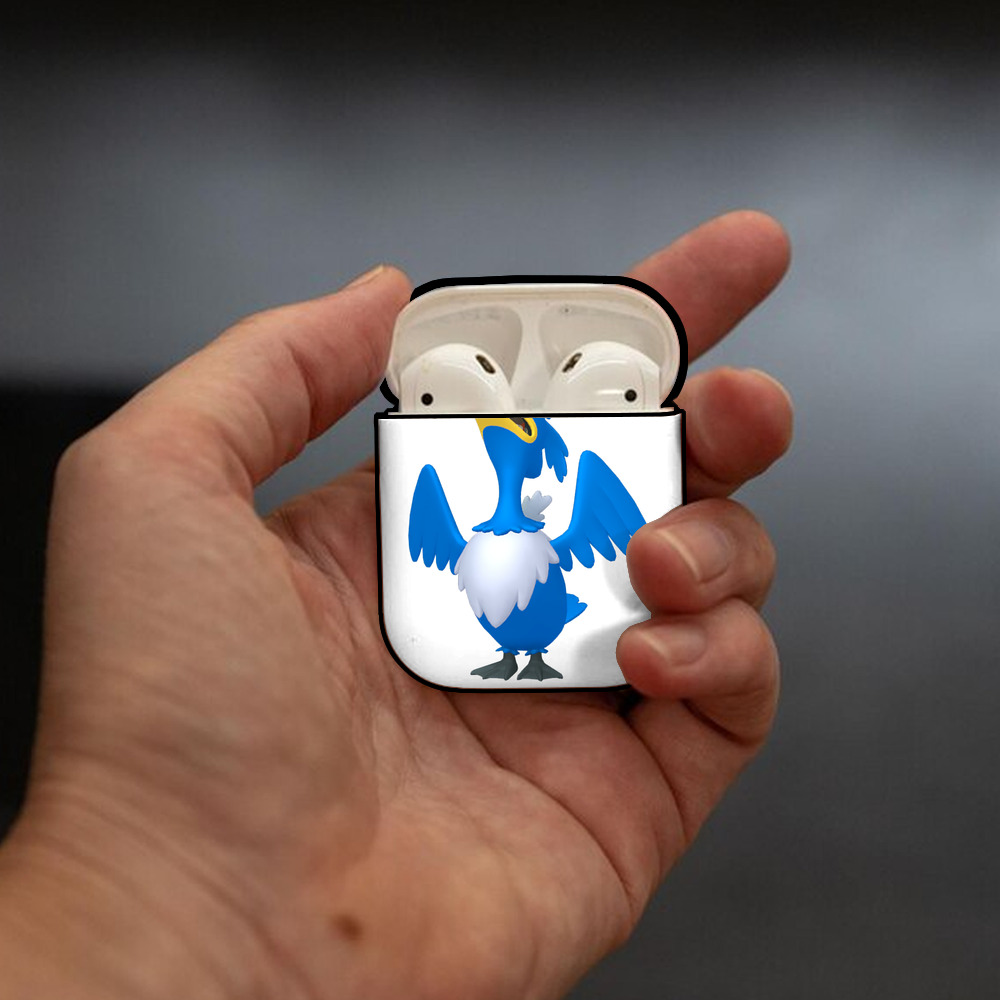 ポケットモンスター Pokémon AirPods 第2世代保護ケース ハードシェル ブラック 耐衝撃・防指紋・カラビナ付き