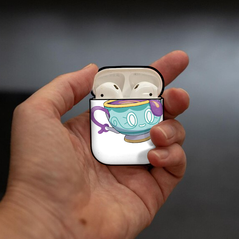 ポケットモンスター Pokémon AirPods 第2世代保護ケース ハードシェル ブラック 耐衝撃・防指紋・カラビナ付き