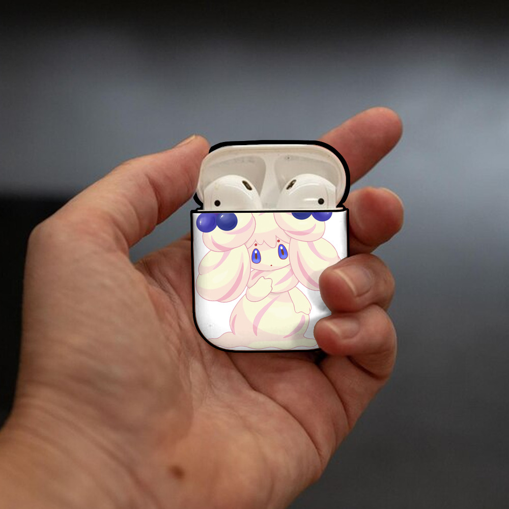 ポケットモンスター Pokémon AirPods 第2世代保護ケース ハードシェル ブラック 耐衝撃・防指紋・カラビナ付き