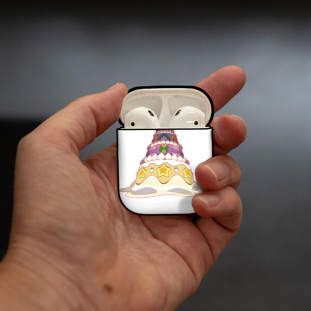 ポケットモンスター Pokémon AirPods 第2世代保護ケース ハードシェル ブラック 耐衝撃・防指紋・カラビナ付き