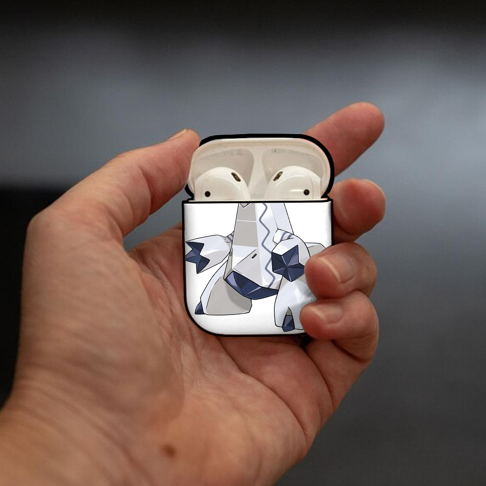 ポケットモンスター Pokémon AirPods 第2世代保護ケース ハードシェル ブラック 耐衝撃・防指紋・カラビナ付き