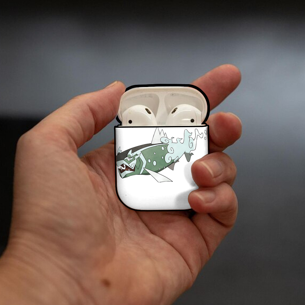 ポケットモンスター Pokémon AirPods 第2世代保護ケース ハードシェル ブラック 耐衝撃・防指紋・カラビナ付き