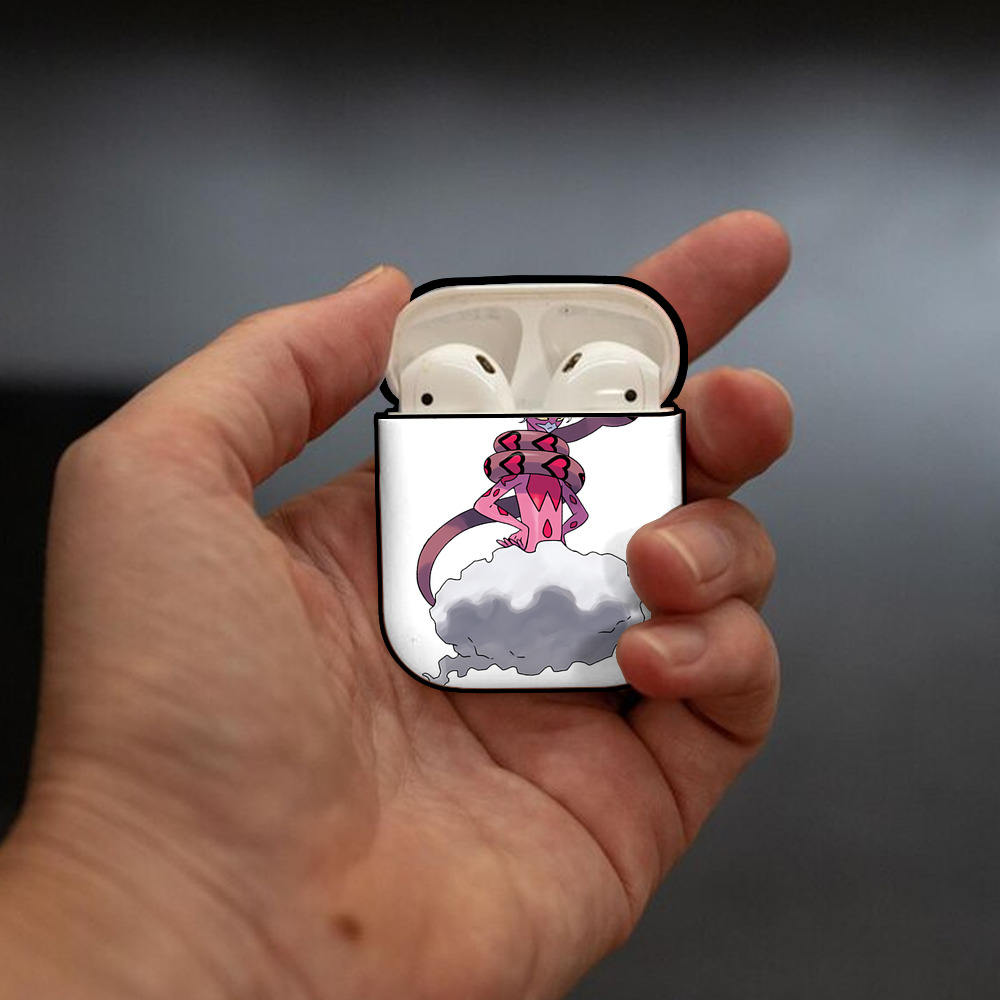 ポケットモンスター Pokémon AirPods 第2世代保護ケース ハードシェル ブラック 耐衝撃・防指紋・カラビナ付き