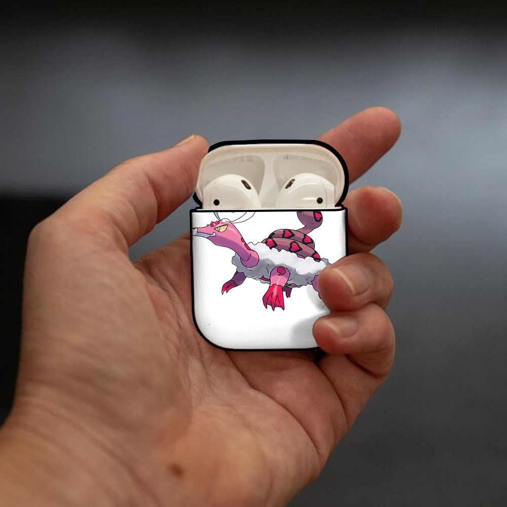 ポケットモンスター Pokémon AirPods 第2世代保護ケース ハードシェル ブラック 耐衝撃・防指紋・カラビナ付き