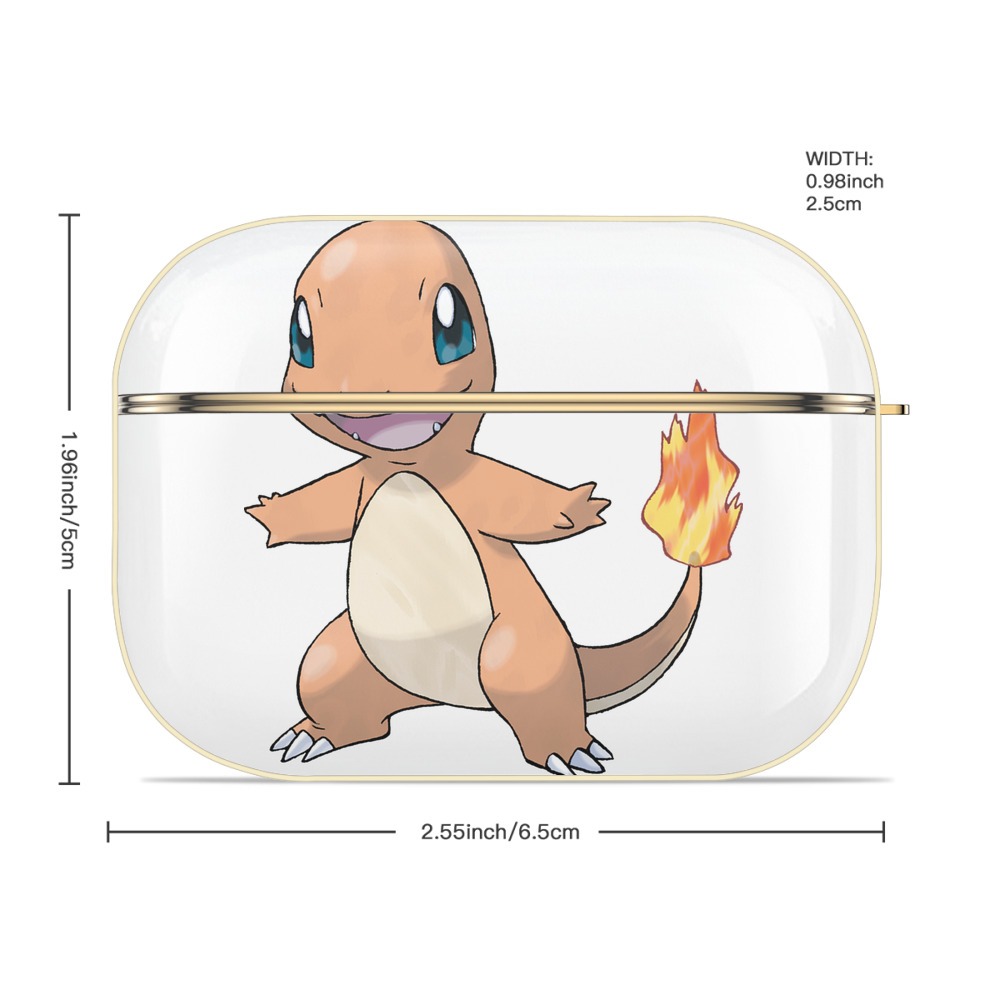 ポケットモンスター Pokémon 【AirPods Pro用】ハードシェル保護ケース｜耐衝撃・防指紋・カラビナ付き商品仕様