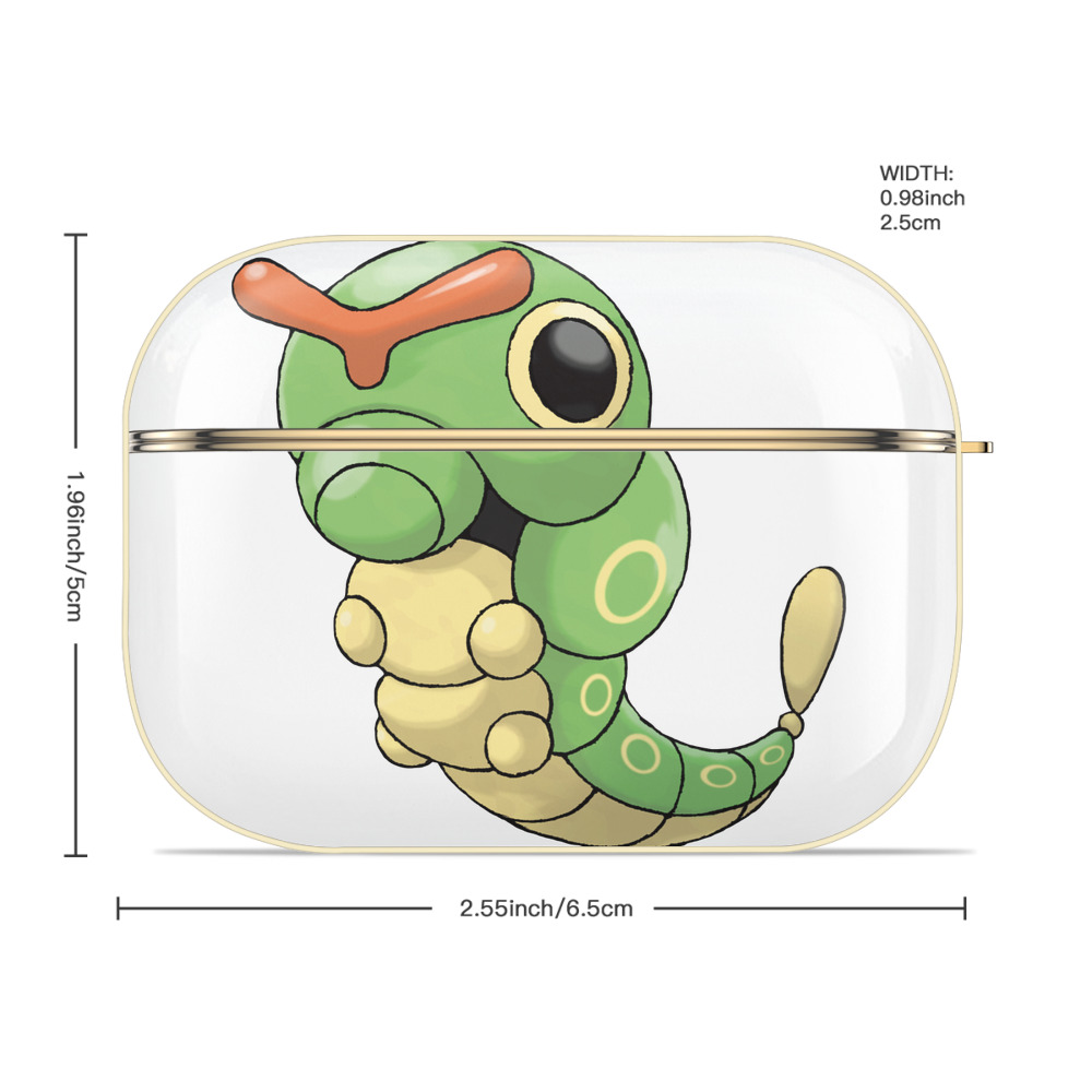 ポケットモンスター Pokémon 【AirPods Pro用】ハードシェル保護ケース｜耐衝撃・防指紋・カラビナ付き商品仕様