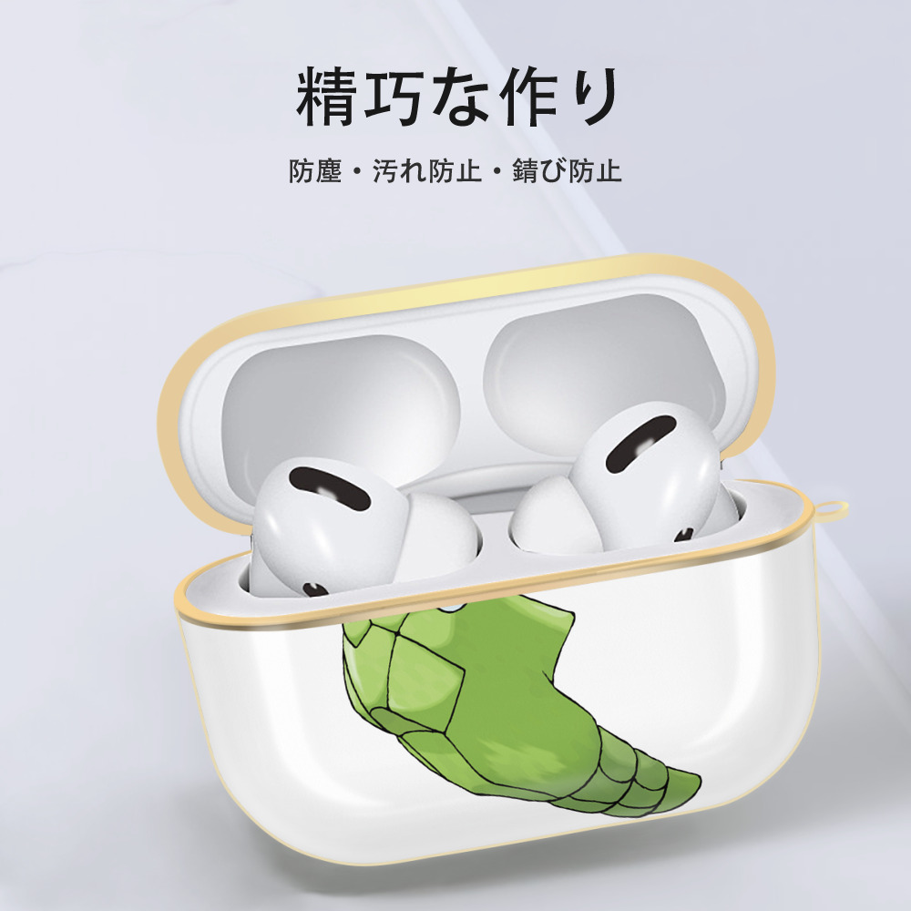 ポケットモンスター Pokémon 【AirPods Pro用】ハードシェル保護ケース｜耐衝撃・防指紋・カラビナ付き商品仕様