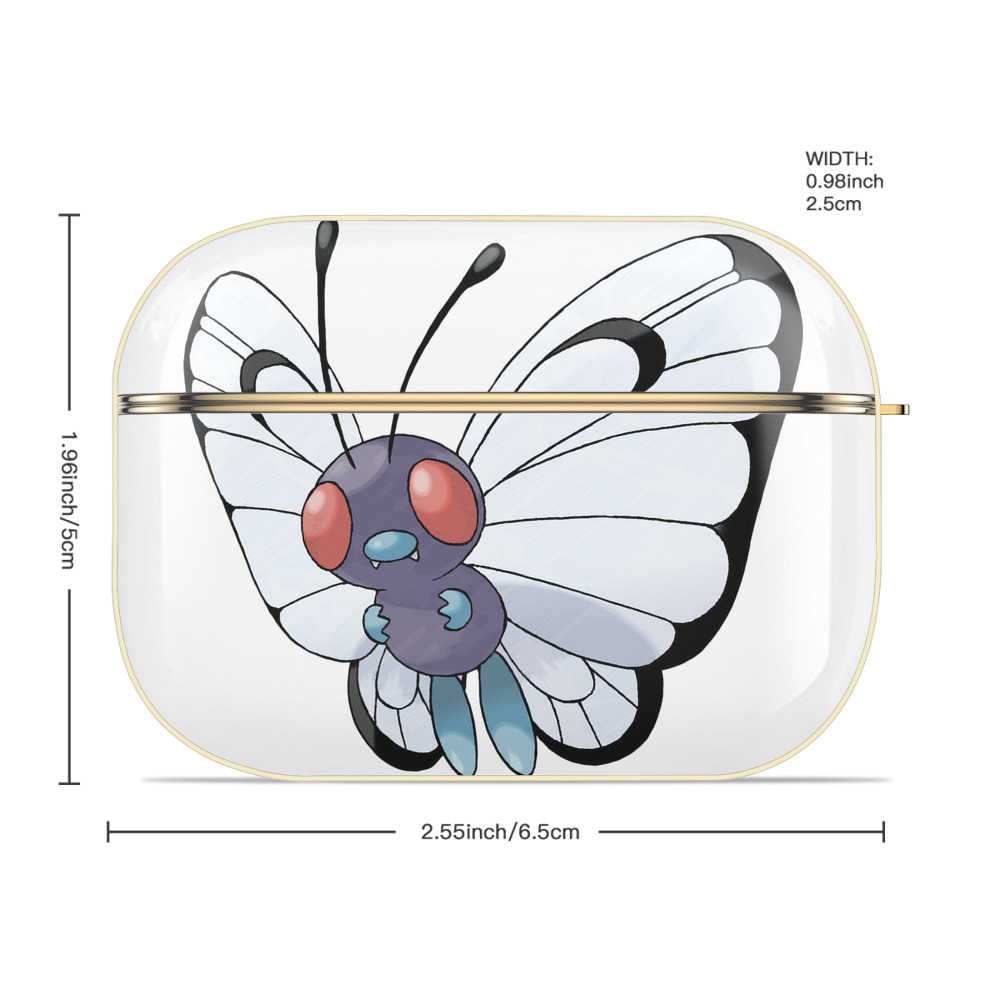 ポケットモンスター Pokémon 【AirPods Pro用】ハードシェル保護ケース｜耐衝撃・防指紋・カラビナ付き商品仕様