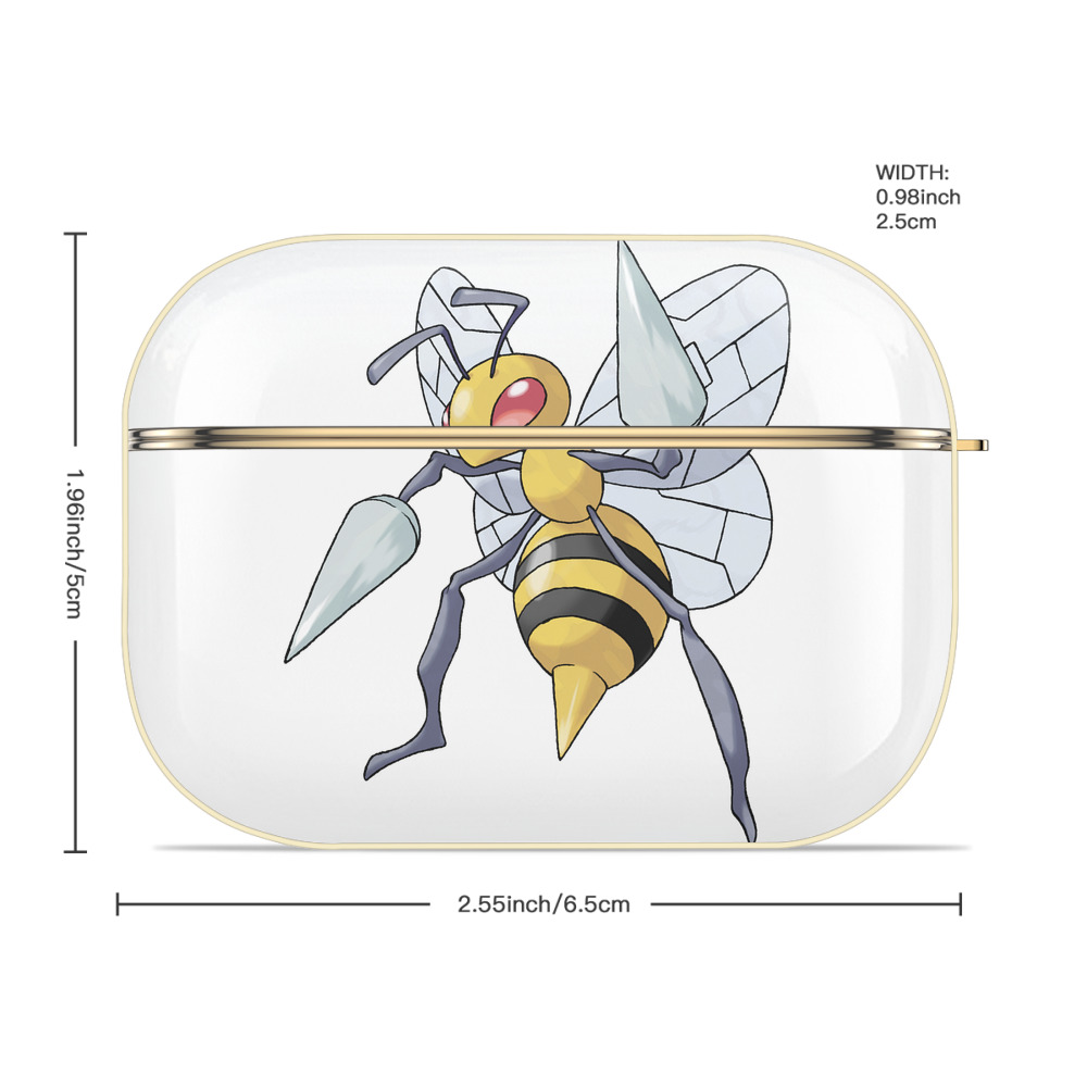 ポケットモンスター Pokémon 【AirPods Pro用】ハードシェル保護ケース｜耐衝撃・防指紋・カラビナ付き商品仕様