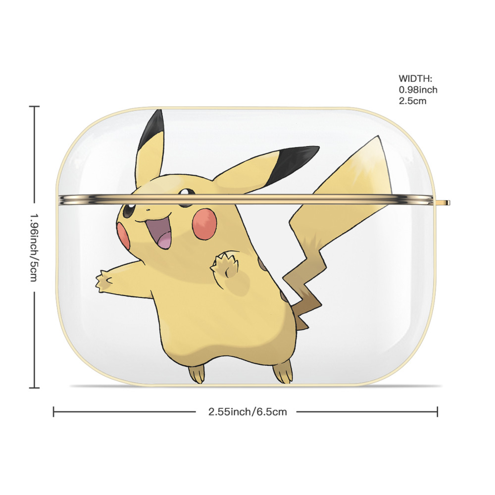 ポケットモンスター Pokémon 【AirPods Pro用】ハードシェル保護ケース｜耐衝撃・防指紋・カラビナ付き商品仕様