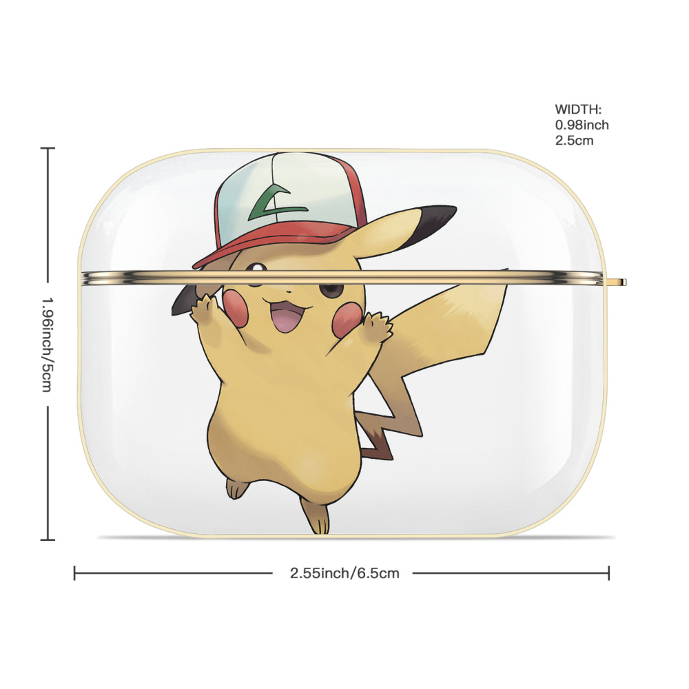 ポケットモンスター Pokémon 【AirPods Pro用】ハードシェル保護ケース｜耐衝撃・防指紋・カラビナ付き商品仕様