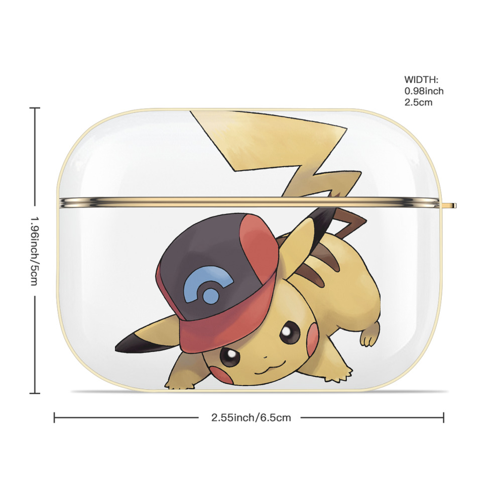 ポケットモンスター Pokémon 【AirPods Pro用】ハードシェル保護ケース｜耐衝撃・防指紋・カラビナ付き商品仕様