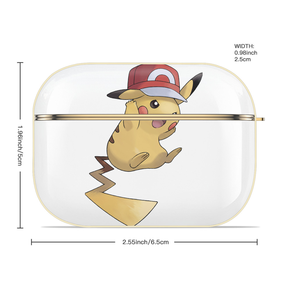 ポケットモンスター Pokémon 【AirPods Pro用】ハードシェル保護ケース｜耐衝撃・防指紋・カラビナ付き商品仕様