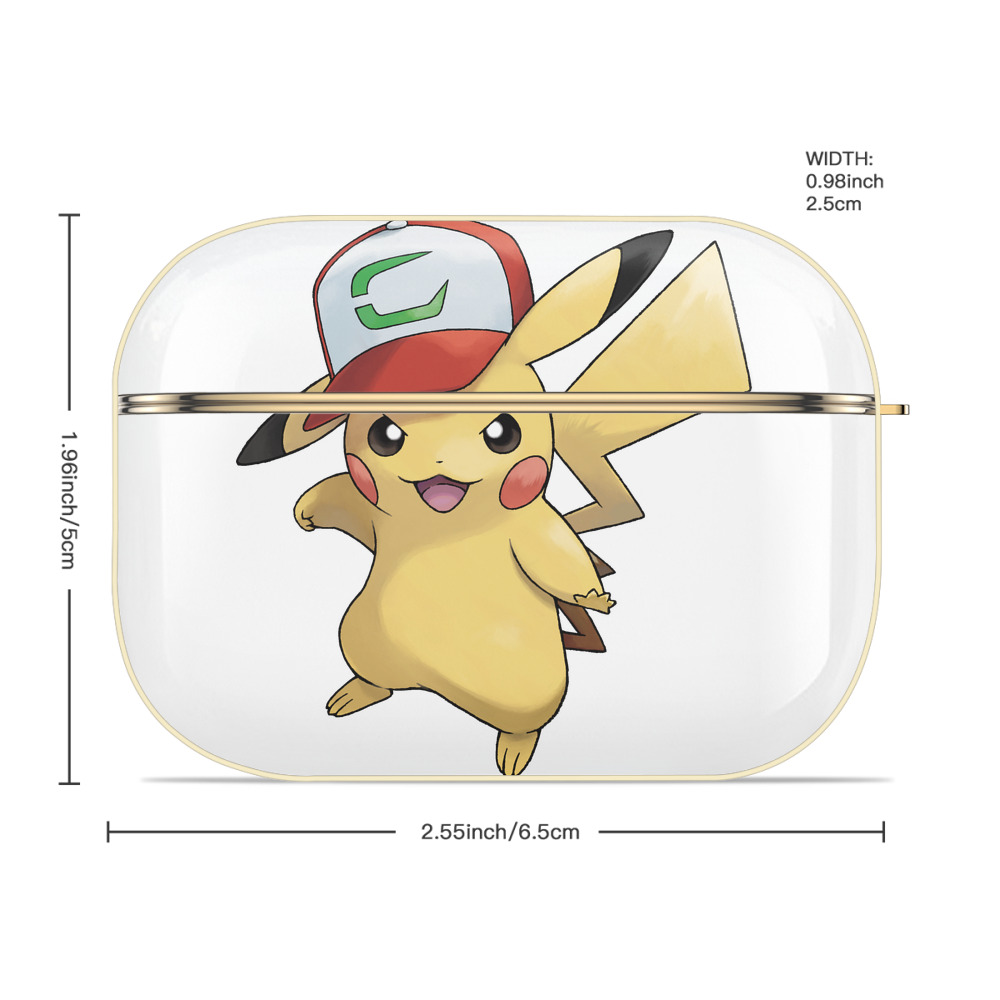 ポケットモンスター Pokémon 【AirPods Pro用】ハードシェル保護ケース｜耐衝撃・防指紋・カラビナ付き商品仕様