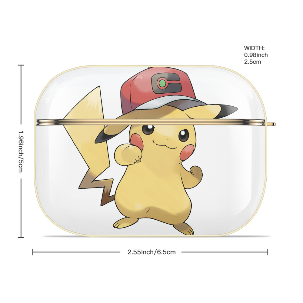 ポケットモンスター Pokémon 【AirPods Pro用】ハードシェル保護ケース｜耐衝撃・防指紋・カラビナ付き商品仕様