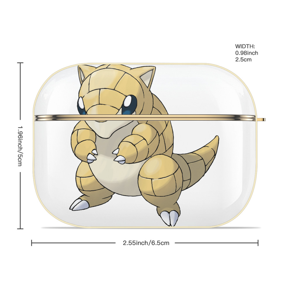 ポケットモンスター Pokémon 【AirPods Pro用】ハードシェル保護ケース｜耐衝撃・防指紋・カラビナ付き商品仕様