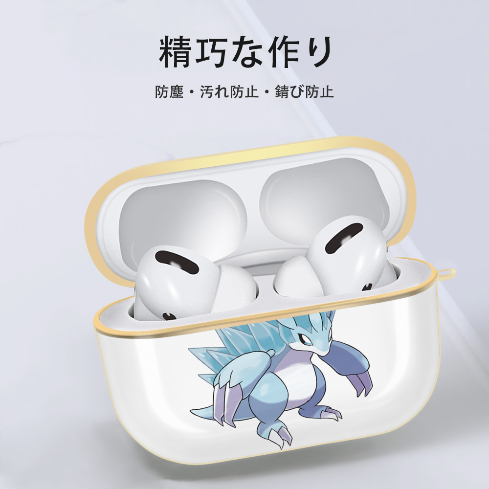 ポケットモンスター Pokémon 【AirPods Pro用】ハードシェル保護ケース｜耐衝撃・防指紋・カラビナ付き商品仕様