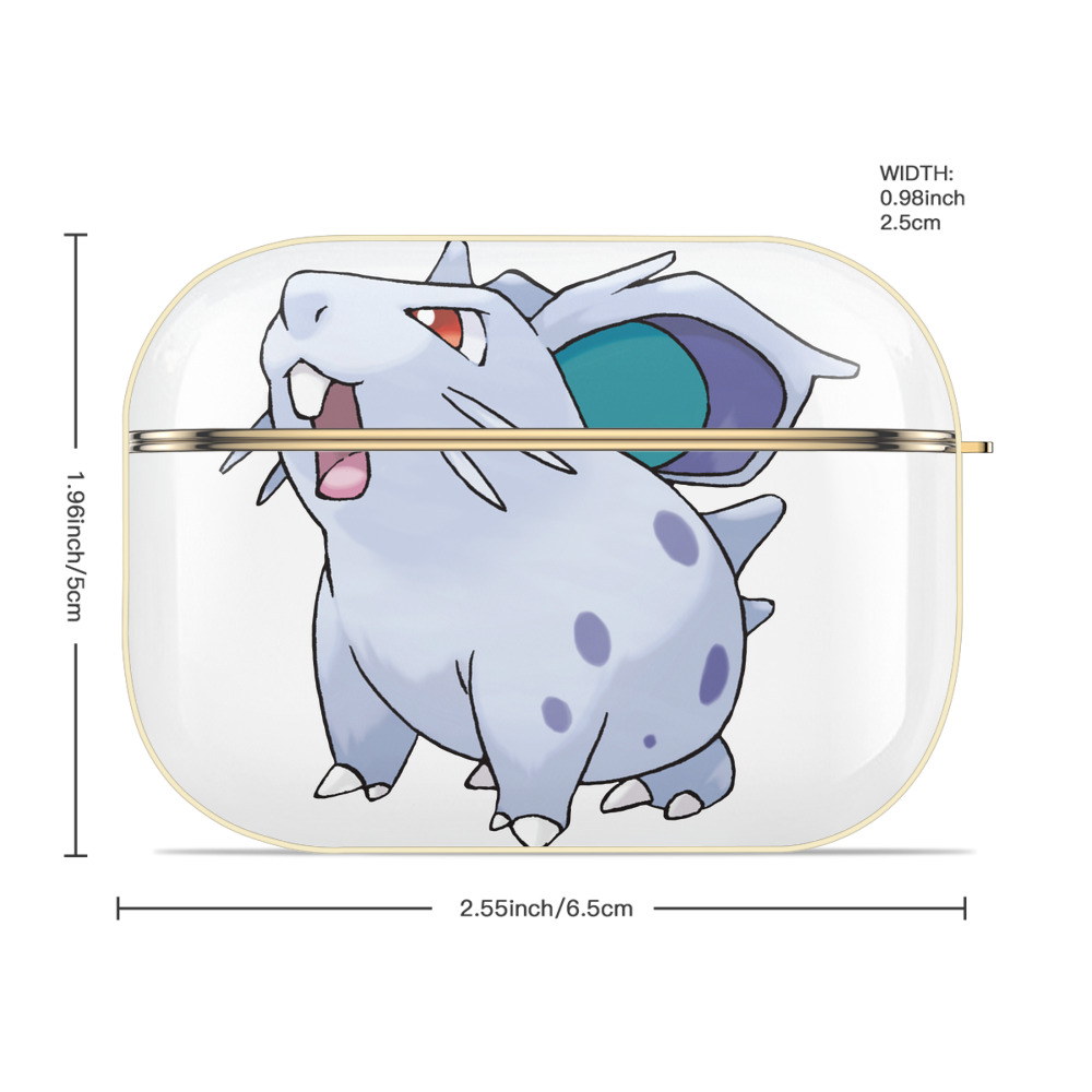ポケットモンスター Pokémon 【AirPods Pro用】ハードシェル保護ケース｜耐衝撃・防指紋・カラビナ付き商品仕様
