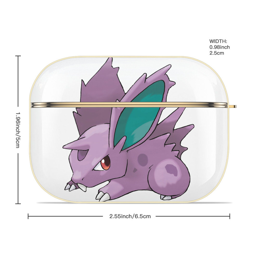 ポケットモンスター Pokémon 【AirPods Pro用】ハードシェル保護ケース｜耐衝撃・防指紋・カラビナ付き商品仕様