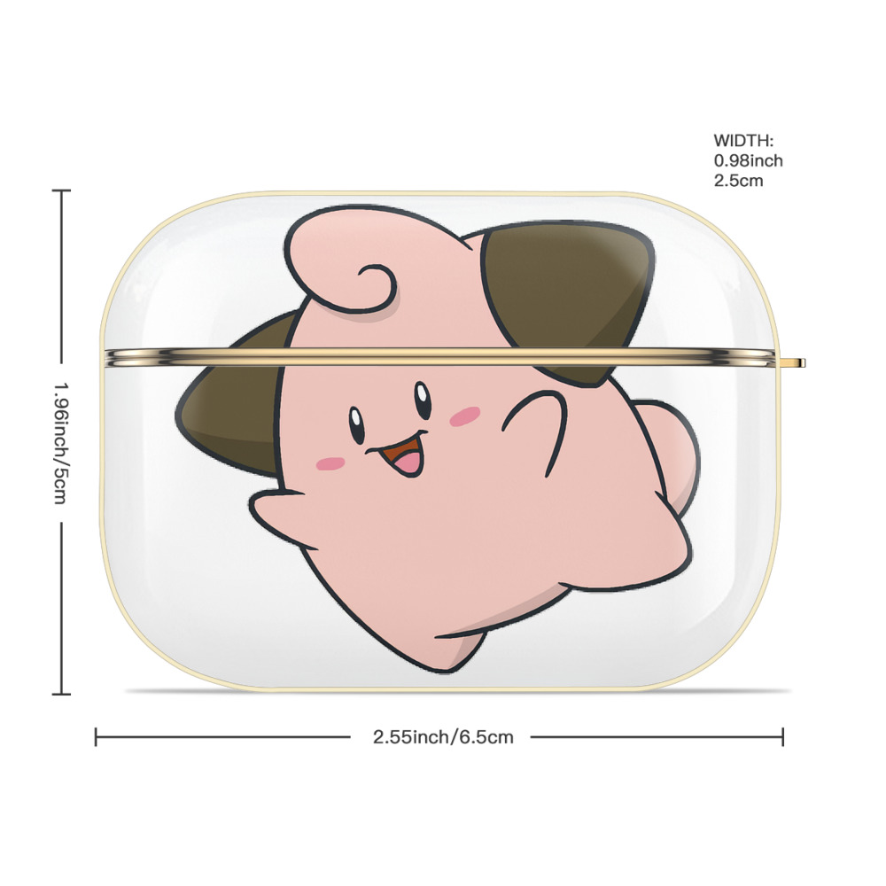 ポケットモンスター Pokémon 【AirPods Pro用】ハードシェル保護ケース｜耐衝撃・防指紋・カラビナ付き商品仕様