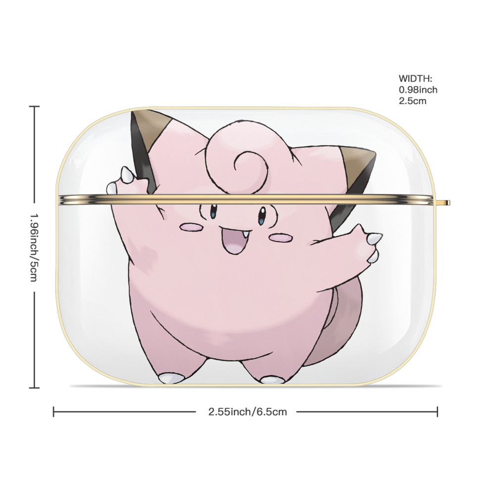 ポケットモンスター Pokémon 【AirPods Pro用】ハードシェル保護ケース｜耐衝撃・防指紋・カラビナ付き商品仕様
