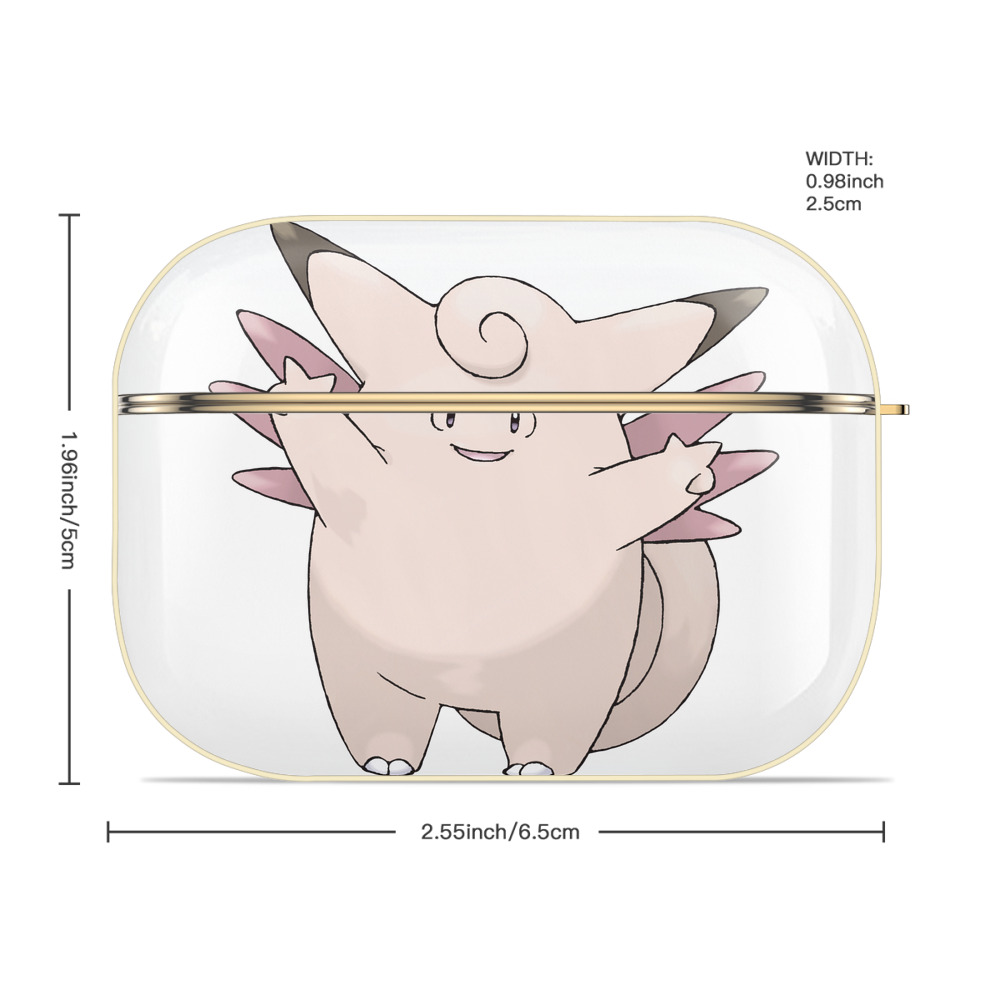 ポケットモンスター Pokémon 【AirPods Pro用】ハードシェル保護ケース｜耐衝撃・防指紋・カラビナ付き商品仕様
