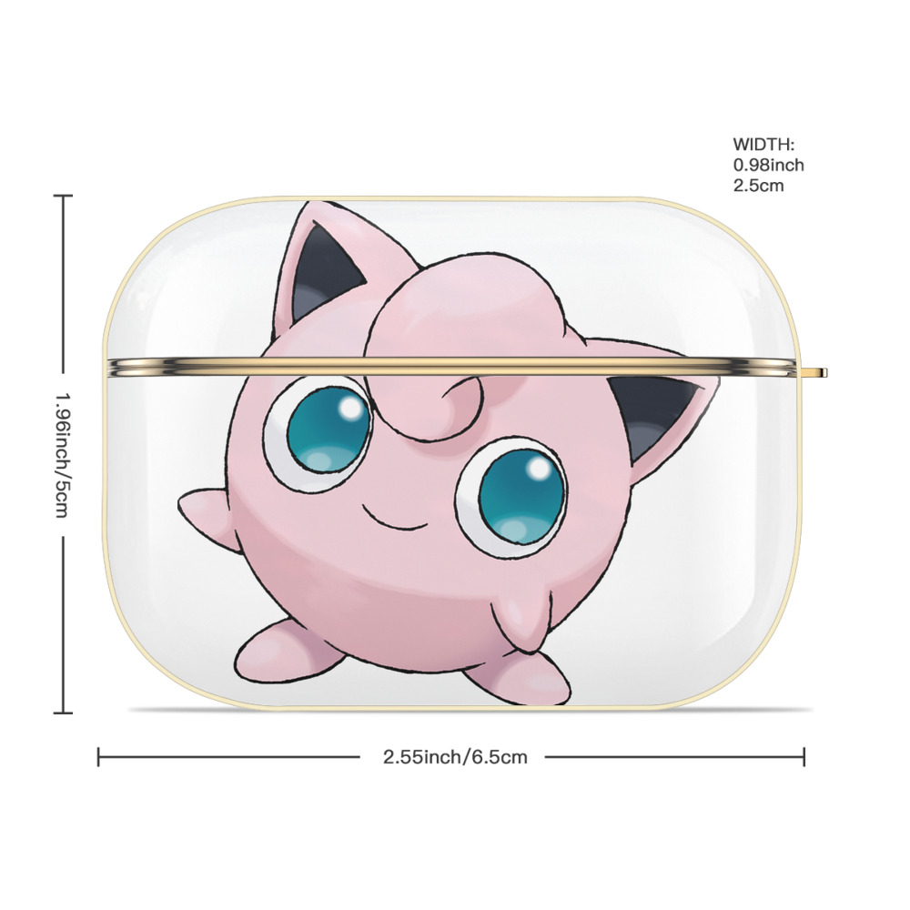 ポケットモンスター Pokémon 【AirPods Pro用】ハードシェル保護ケース｜耐衝撃・防指紋・カラビナ付き商品仕様
