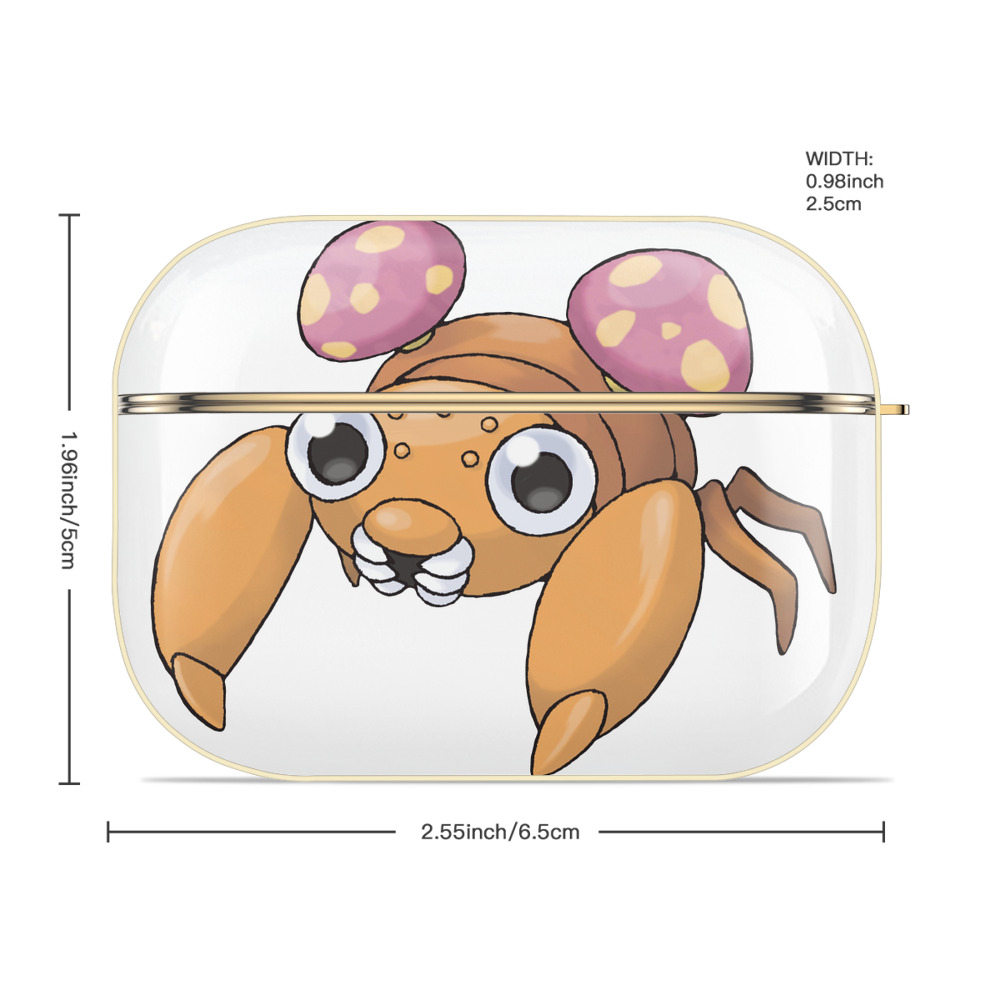 ポケットモンスター Pokémon 【AirPods Pro用】ハードシェル保護ケース｜耐衝撃・防指紋・カラビナ付き商品仕様