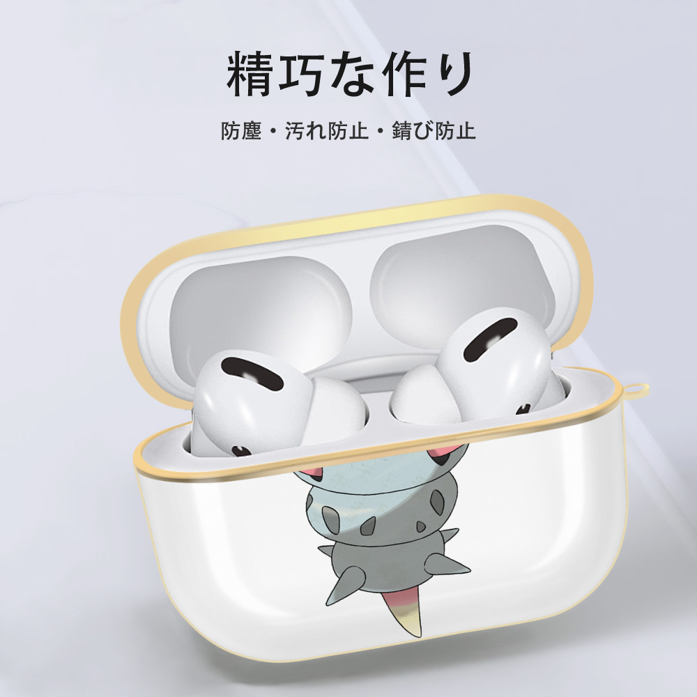 ポケットモンスター Pokémon 【AirPods Pro用】ハードシェル保護ケース｜耐衝撃・防指紋・カラビナ付き商品仕様