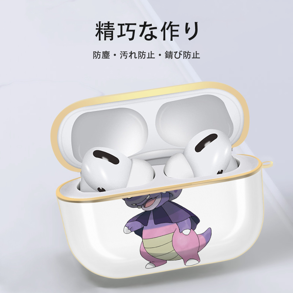 ポケットモンスター Pokémon 【AirPods Pro用】ハードシェル保護ケース｜耐衝撃・防指紋・カラビナ付き商品仕様