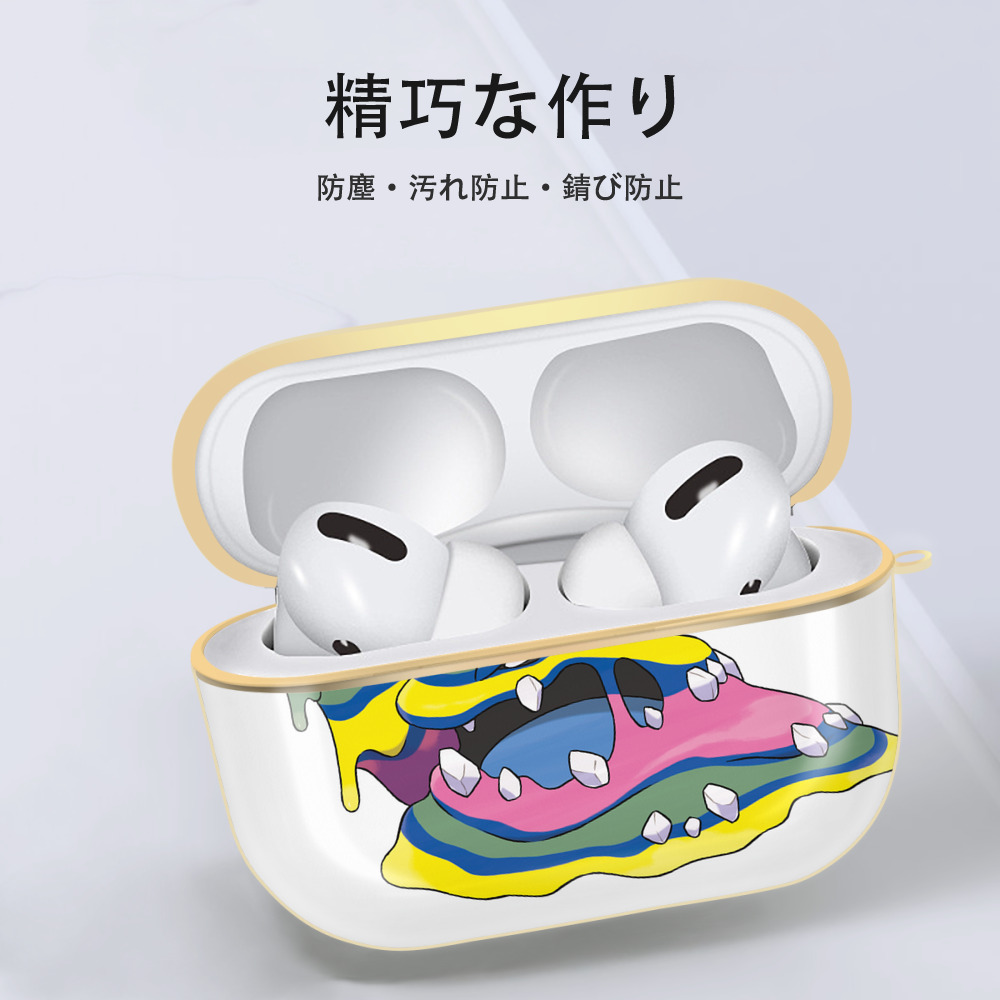 ポケットモンスター Pokémon 【AirPods Pro用】ハードシェル保護ケース｜耐衝撃・防指紋・カラビナ付き商品仕様