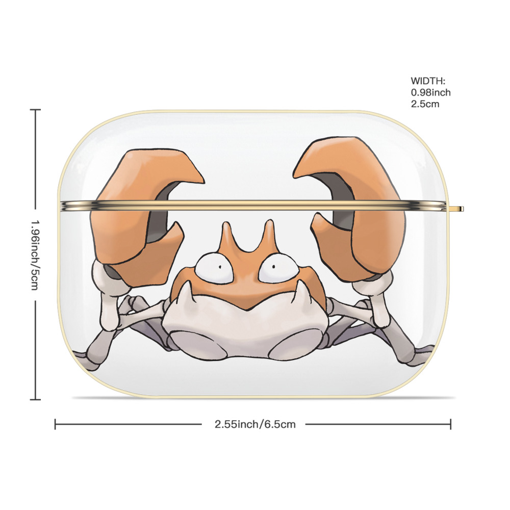 ポケットモンスター Pokémon 【AirPods Pro用】ハードシェル保護ケース｜耐衝撃・防指紋・カラビナ付き商品仕様