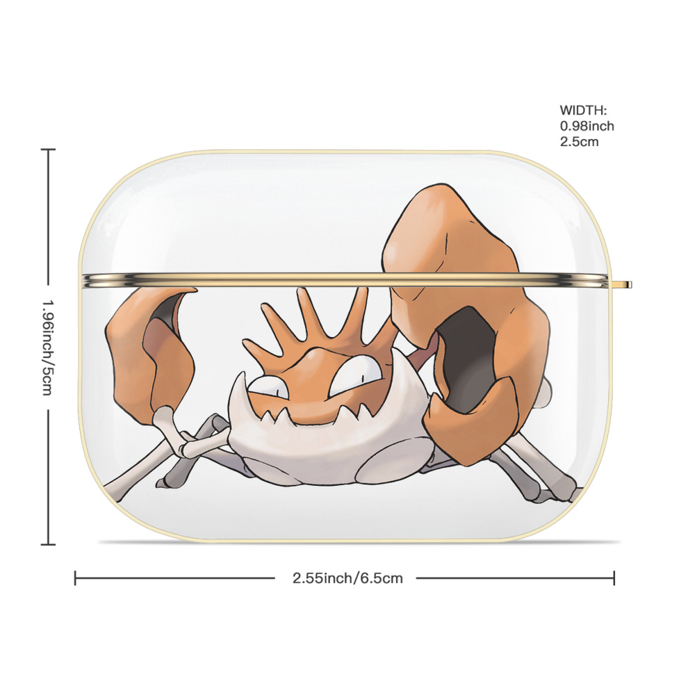 ポケットモンスター Pokémon 【AirPods Pro用】ハードシェル保護ケース｜耐衝撃・防指紋・カラビナ付き商品仕様