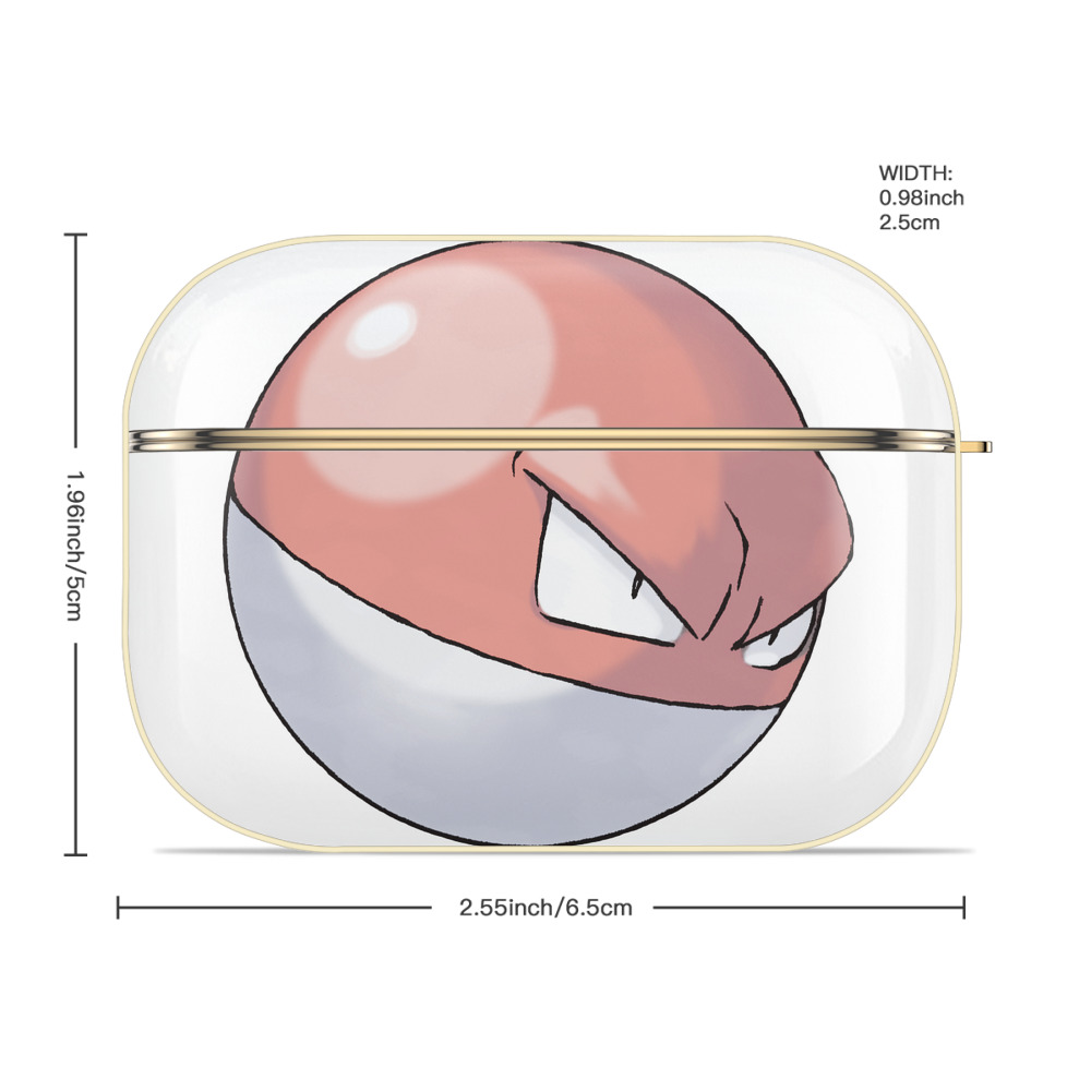 ポケットモンスター Pokémon 【AirPods Pro用】ハードシェル保護ケース｜耐衝撃・防指紋・カラビナ付き商品仕様