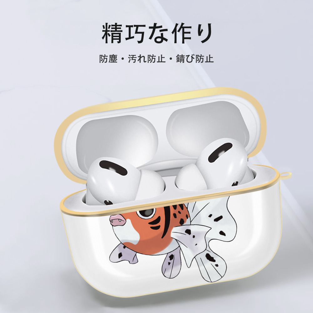 ポケットモンスター Pokémon 【AirPods Pro用】ハードシェル保護ケース｜耐衝撃・防指紋・カラビナ付き商品仕様