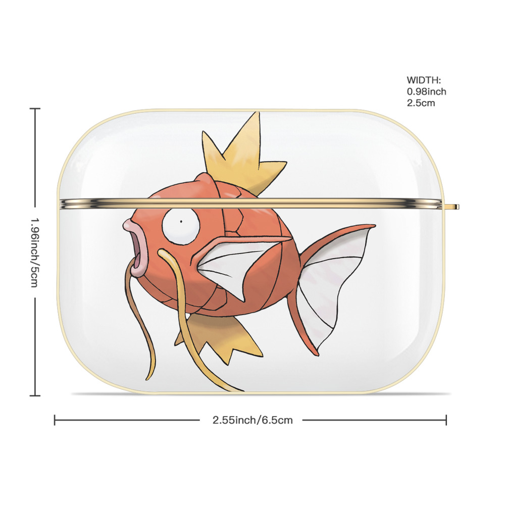 ポケットモンスター Pokémon 【AirPods Pro用】ハードシェル保護ケース｜耐衝撃・防指紋・カラビナ付き商品仕様