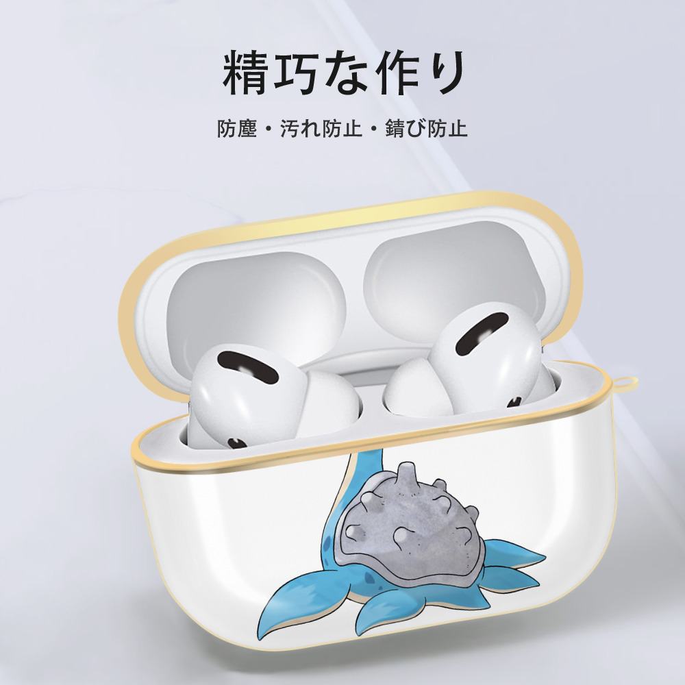 ポケットモンスター Pokémon 【AirPods Pro用】ハードシェル保護ケース｜耐衝撃・防指紋・カラビナ付き商品仕様