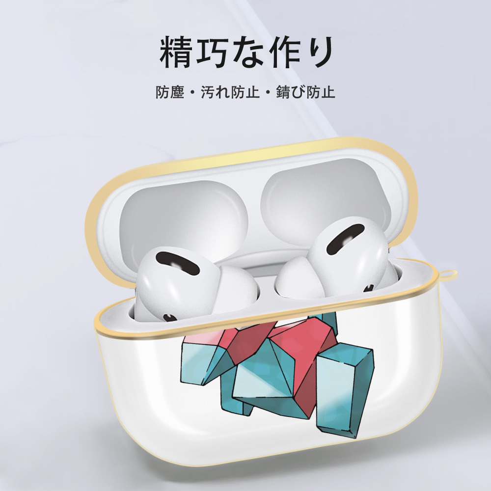 ポケットモンスター Pokémon 【AirPods Pro用】ハードシェル保護ケース｜耐衝撃・防指紋・カラビナ付き商品仕様
