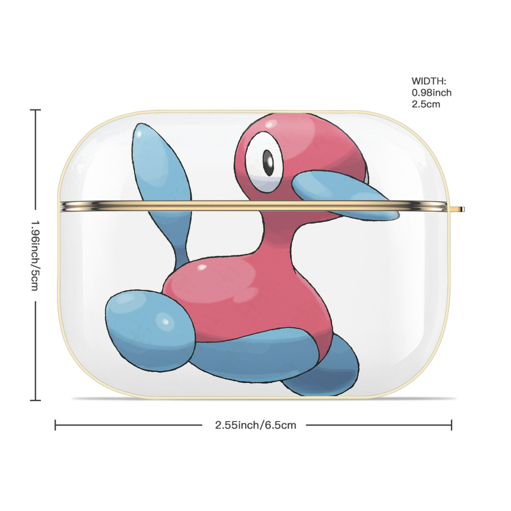 ポケットモンスター Pokémon 【AirPods Pro用】ハードシェル保護ケース｜耐衝撃・防指紋・カラビナ付き商品仕様