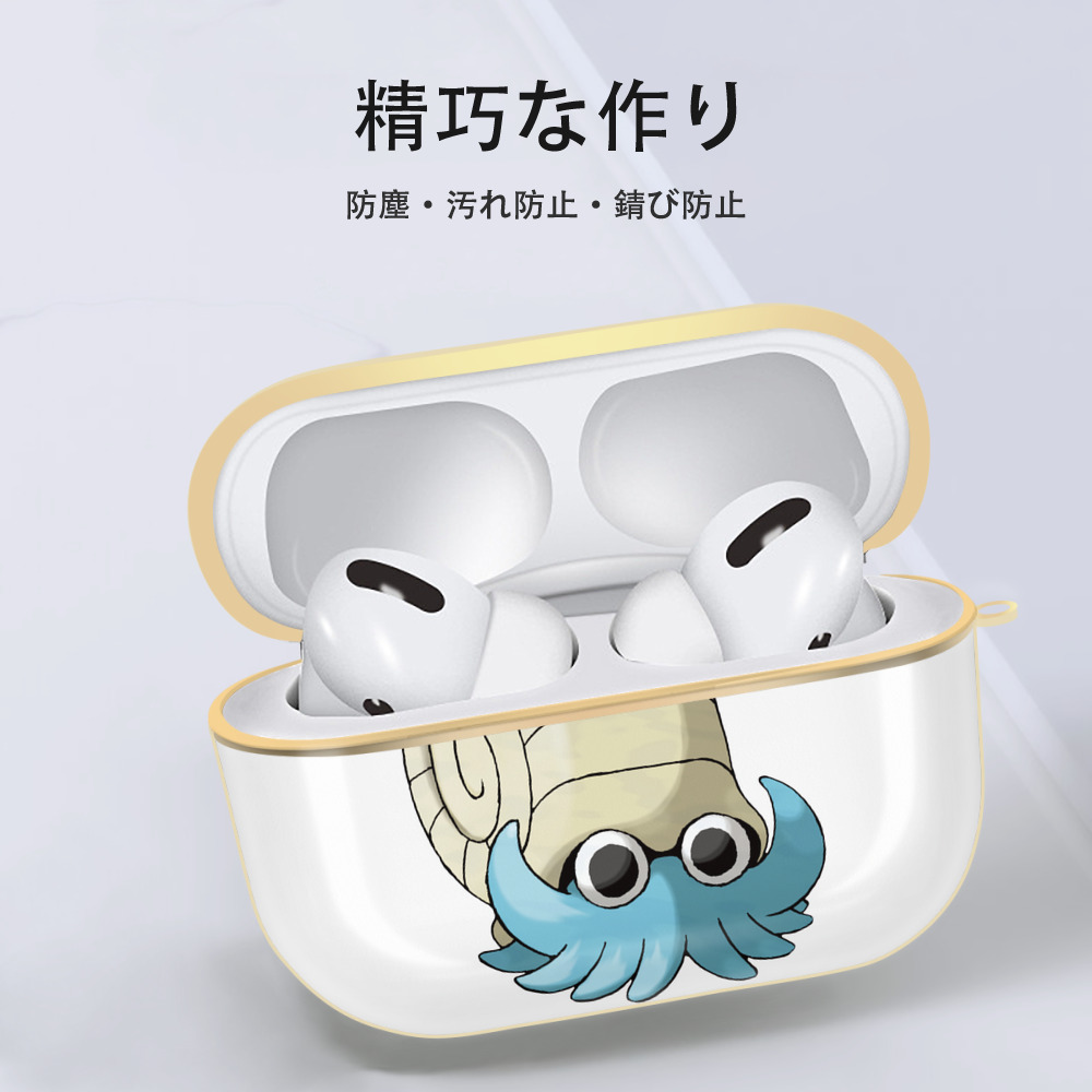 ポケットモンスター Pokémon 【AirPods Pro用】ハードシェル保護ケース｜耐衝撃・防指紋・カラビナ付き商品仕様
